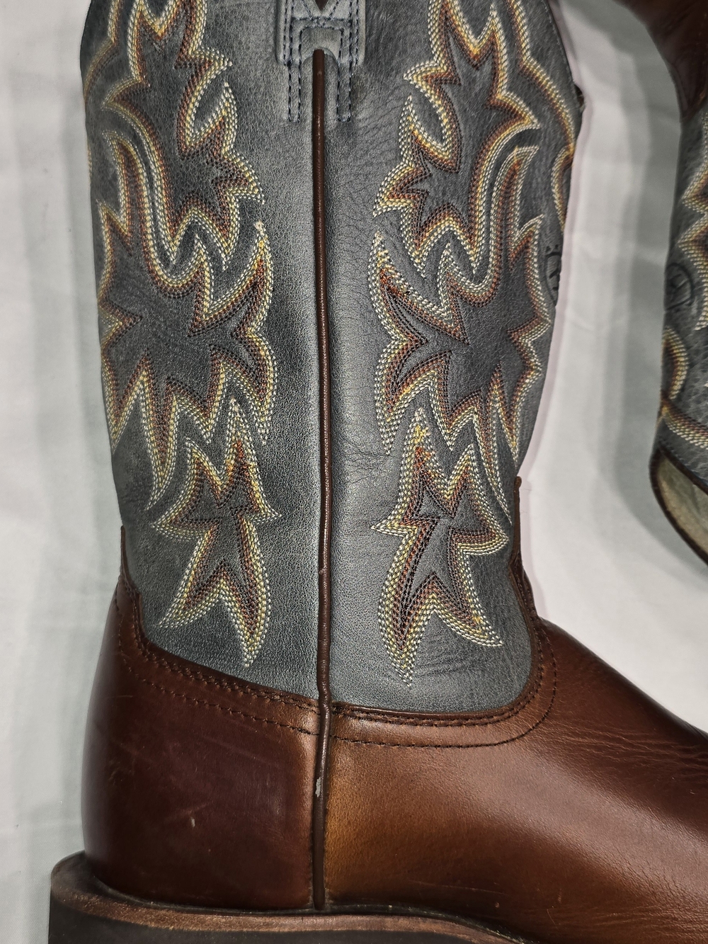 Ariat Delilah Western Leather Square Toe Cowgirl Boot - Picture 2 of 15